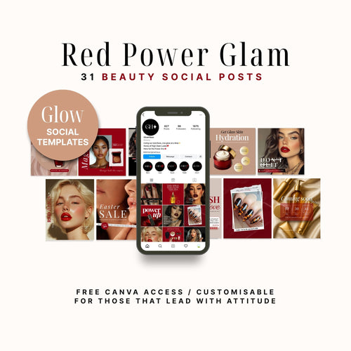 31 Bold Beauty Editable Instagram Posts
